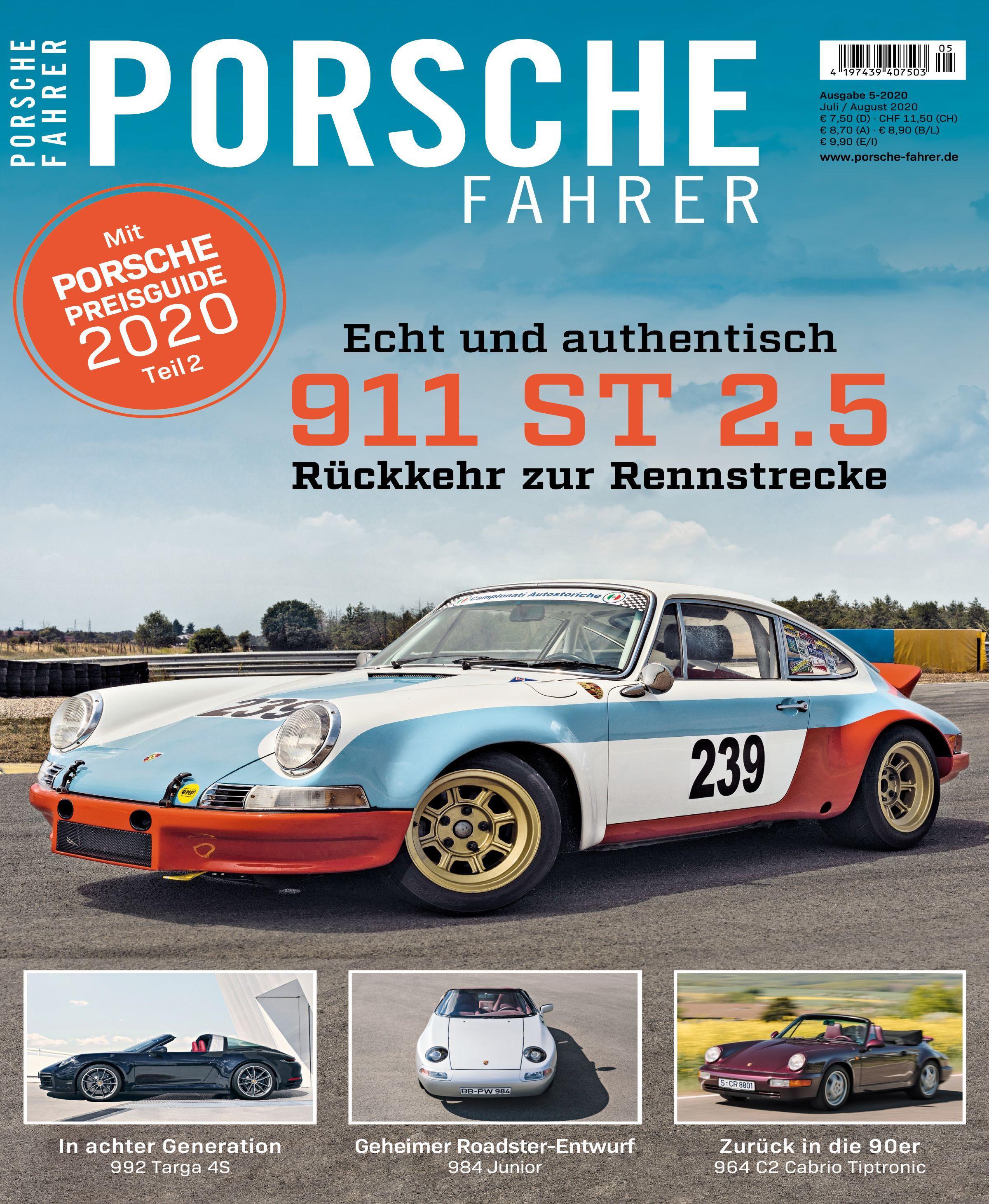 Журнал Porsche Fahrer №5 2020